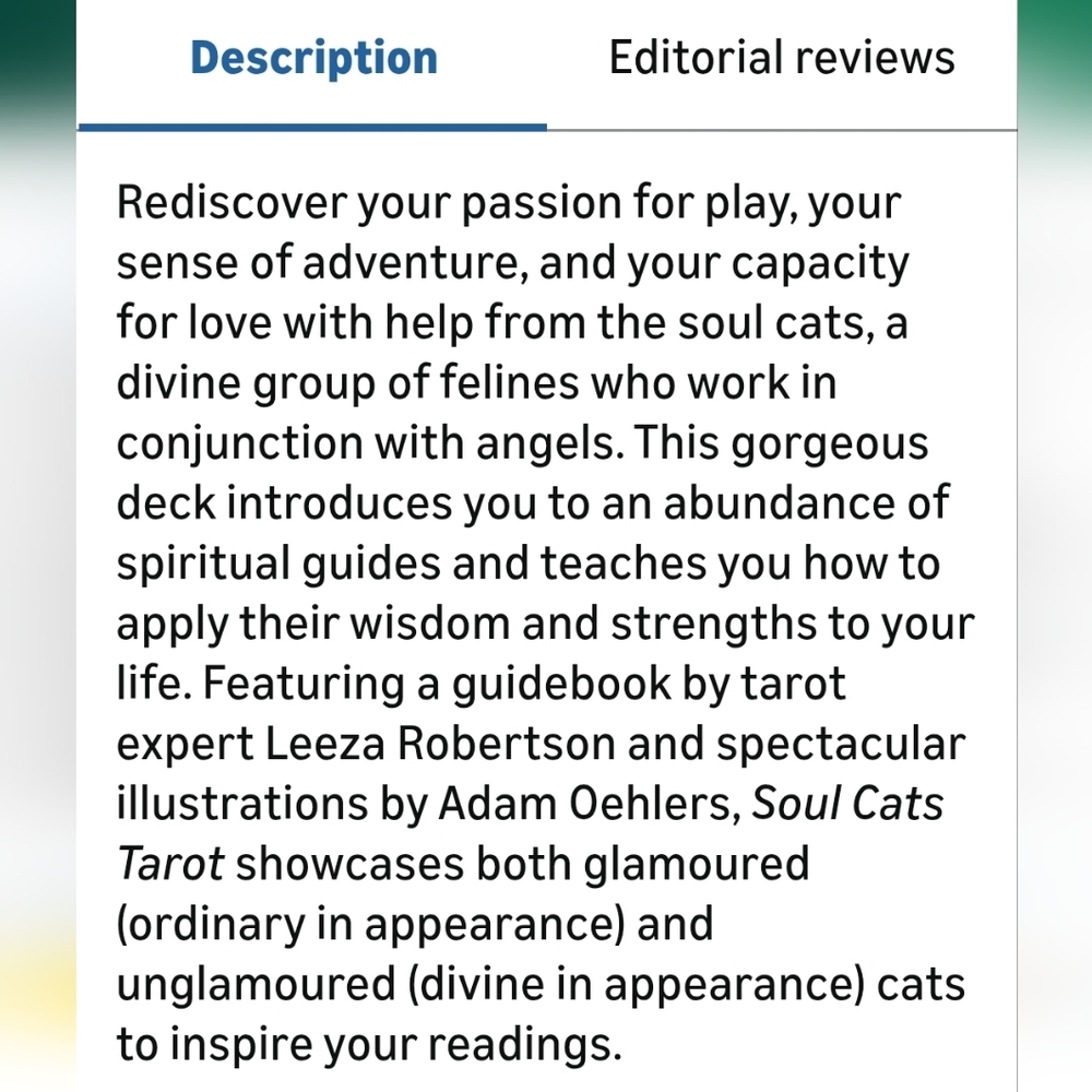 Soul Cats Tarot Card Set With Book Divine Feline New By Leeza Robertson - Picture 12 of 14